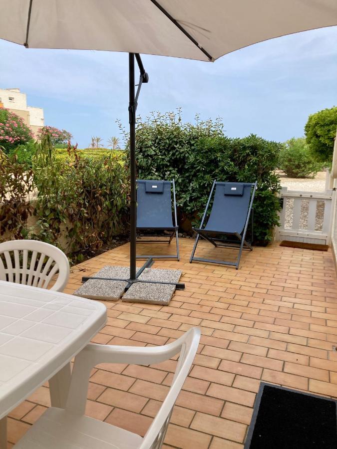 Le Grand Large 3 Pieces En Rez De Jardin, Avec Terrasse Et Acces Direct A La Plage A Pied 르발카레스 외부 사진